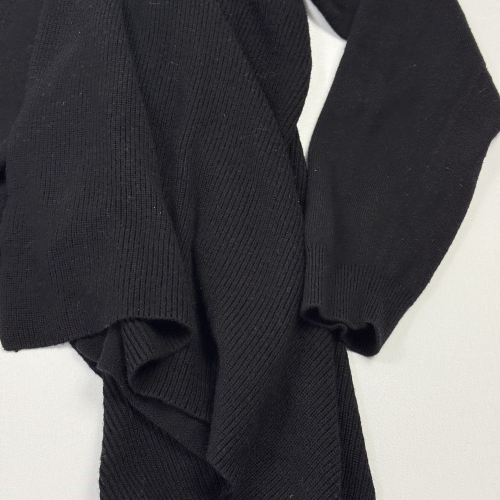 Vince. Cardigan Sweater Cashmere‎ Acrylic Blend Long Sleeve Black Women's Large - Picture 2 of 8